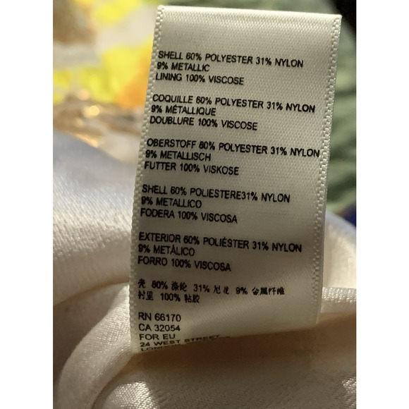 Anthropologie Maeve Faye Flounced Jacquard floral embroidered mini skirt size 10 - Picture 7 of 8